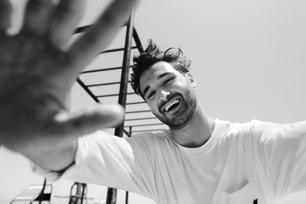 hannes thun_schwarz-weiß lifestyle calvin klein model